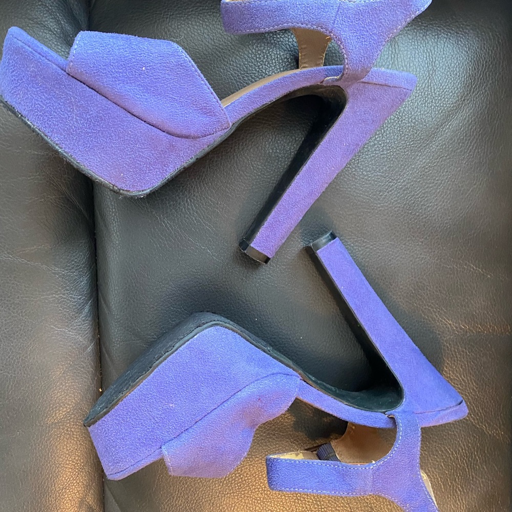 Candies purple platform heels